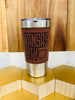 Kansas City Football Tumbler - Football Leatherette Tumbler