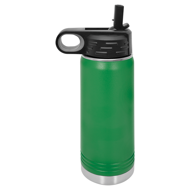 32 oz Personalized Firefighter Water Bottle – Custom City Maltese‑Cross Laser‑Engraved Tumbler | KC Cups