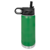 32 oz Personalized Firefighter Water Bottle – Custom City Maltese‑Cross Laser‑Engraved Tumbler | KC Cups
