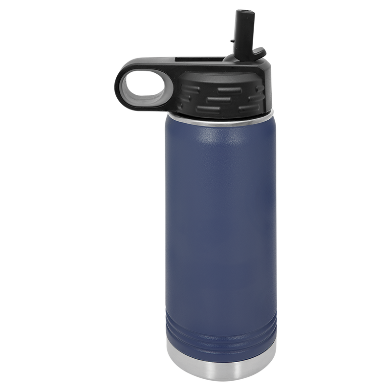 32 oz Personalized Firefighter Water Bottle – Custom City Maltese‑Cross Laser‑Engraved Tumbler | KC Cups