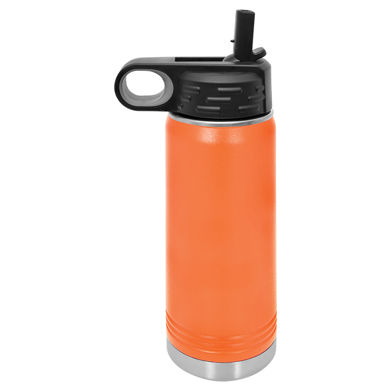 32 oz Personalized Firefighter Water Bottle – Custom City Maltese‑Cross Laser‑Engraved Tumbler | KC Cups