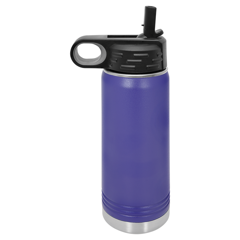 32 oz Personalized Firefighter Water Bottle – Custom City Maltese‑Cross Laser‑Engraved Tumbler | KC Cups
