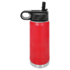 32 oz Personalized Firefighter Water Bottle – Custom City Maltese‑Cross Laser‑Engraved Tumbler | KC Cups