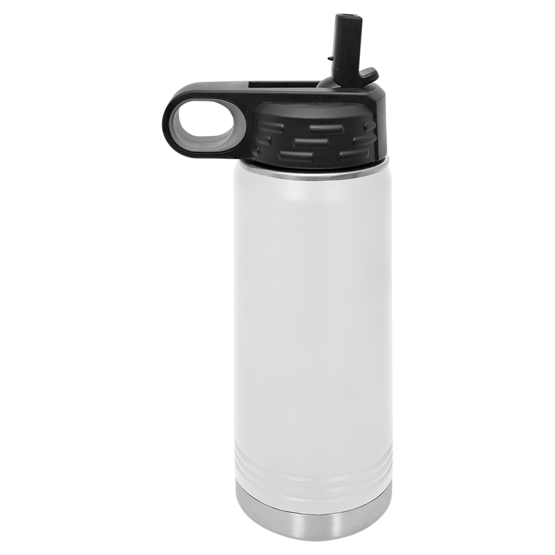 32 oz Personalized Firefighter Water Bottle – Custom City Maltese‑Cross Laser‑Engraved Tumbler | KC Cups