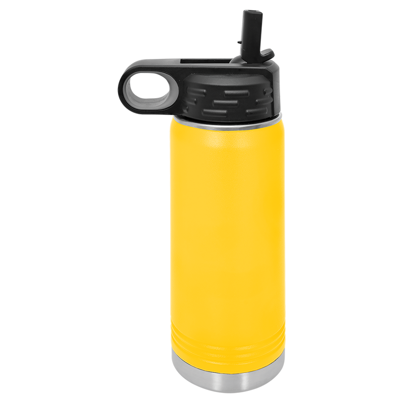 32 oz Personalized Firefighter Water Bottle – Custom City Maltese‑Cross Laser‑Engraved Tumbler | KC Cups