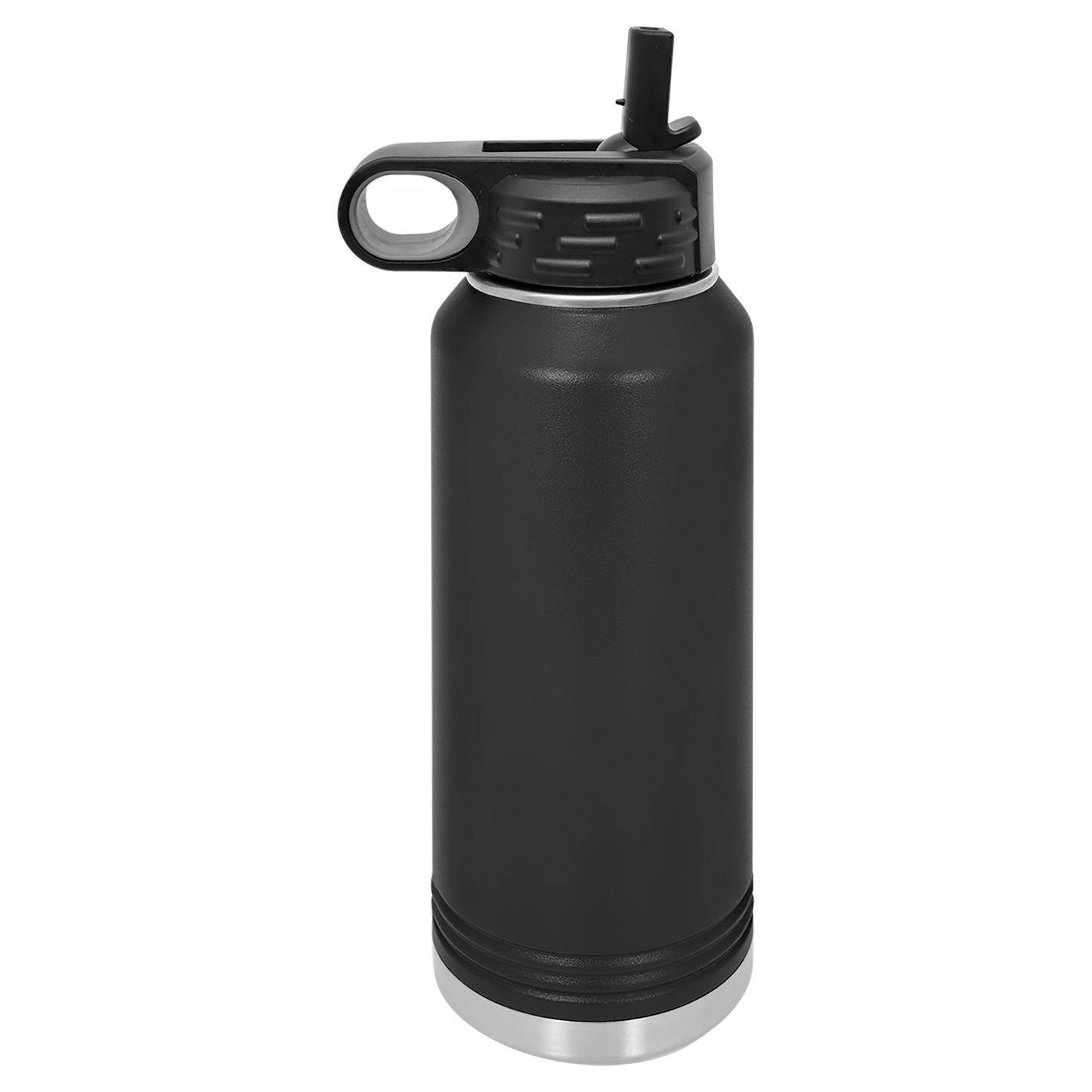 32 oz Personalized Firefighter Water Bottle – Custom City Maltese‑Cross Laser‑Engraved Tumbler | KC Cups