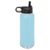 32 oz Personalized Firefighter Water Bottle – Custom City Maltese‑Cross Laser‑Engraved Tumbler | KC Cups