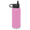 32 oz Personalized Firefighter Water Bottle – Custom City Maltese‑Cross Laser‑Engraved Tumbler | KC Cups
