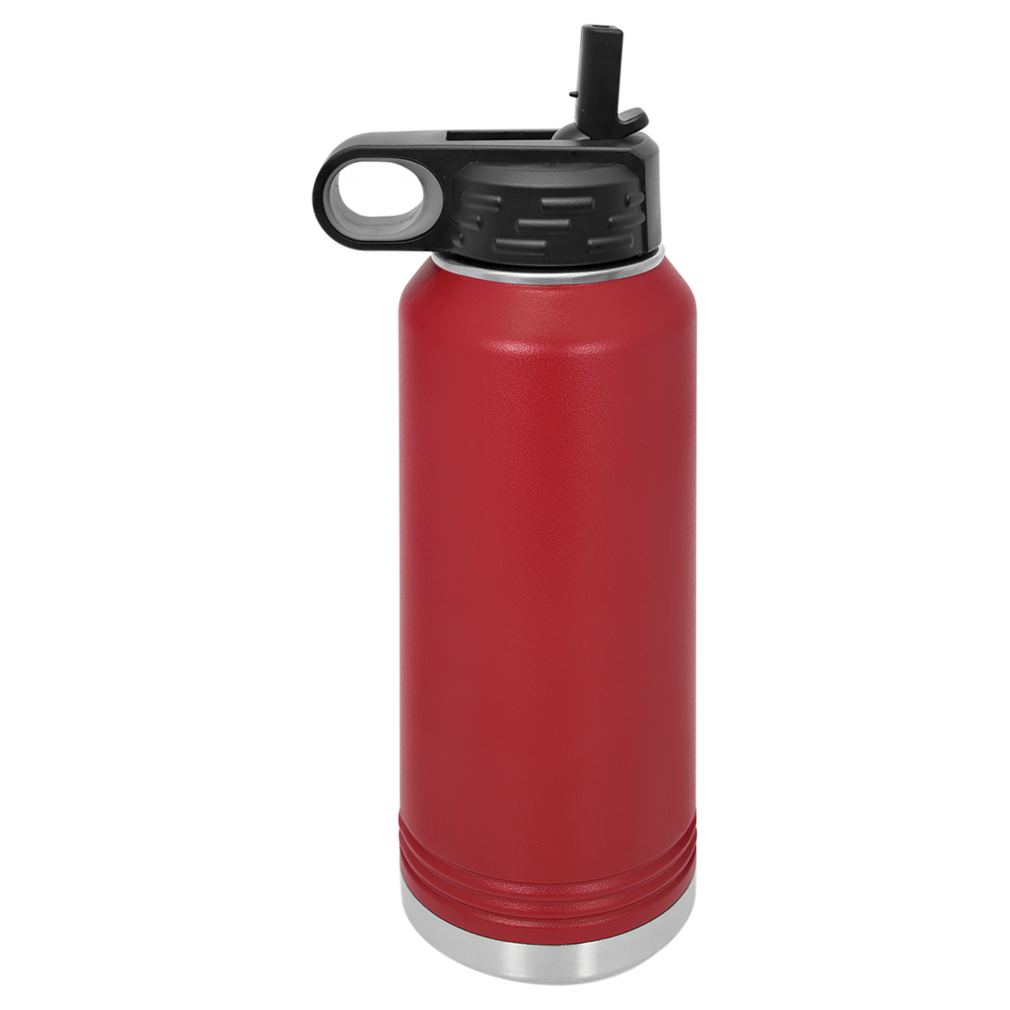 32 oz Personalized Firefighter Water Bottle – Custom City Maltese‑Cross Laser‑Engraved Tumbler | KC Cups