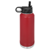 32 oz Personalized Firefighter Water Bottle – Custom City Maltese‑Cross Laser‑Engraved Tumbler | KC Cups