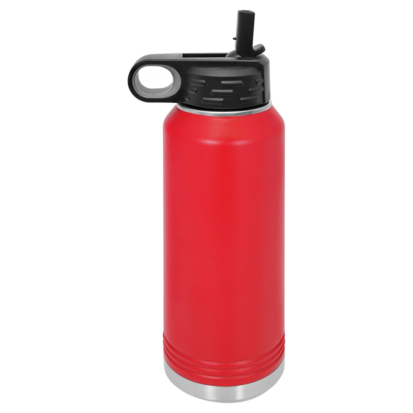 32 oz Personalized Firefighter Water Bottle – Custom City Maltese‑Cross Laser‑Engraved Tumbler | KC Cups