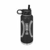 Baseball Stitches Water Bottle