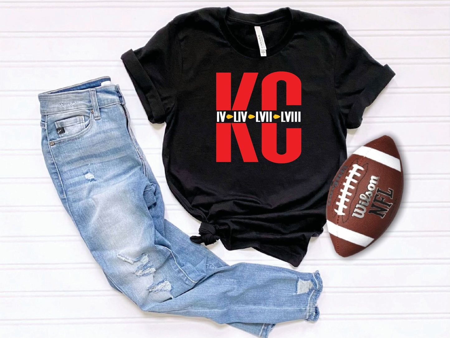 Split KC Champions T-Shirt - Black