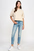 Cropped Short Sleeve Sweatshirt
