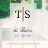 Elegant Acrylic Wedding Sign