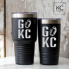 Go KC Football- 20 or 30 oz Polar Camel Tumbler