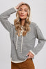 Hannah Striped Henley Sweater