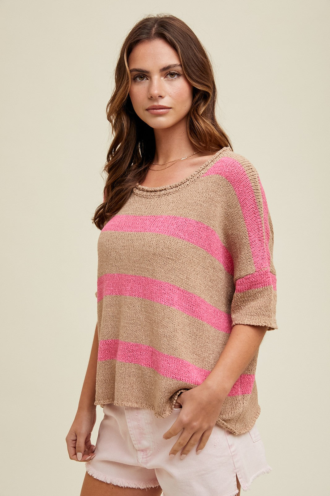 Hartley Striped Knit Sweater