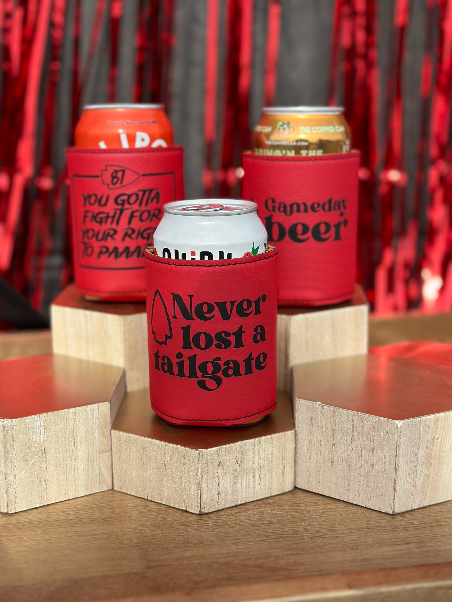 Kansas City Football Beverage Holder - KC Football Designs
