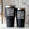 Kansas City Pennant Football - 20 or 30 oz Polar Camel Tumbler