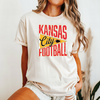 Kansas City Football Vintage Pennant Comfort Colors T-shirt- Ivory or Pepper Options