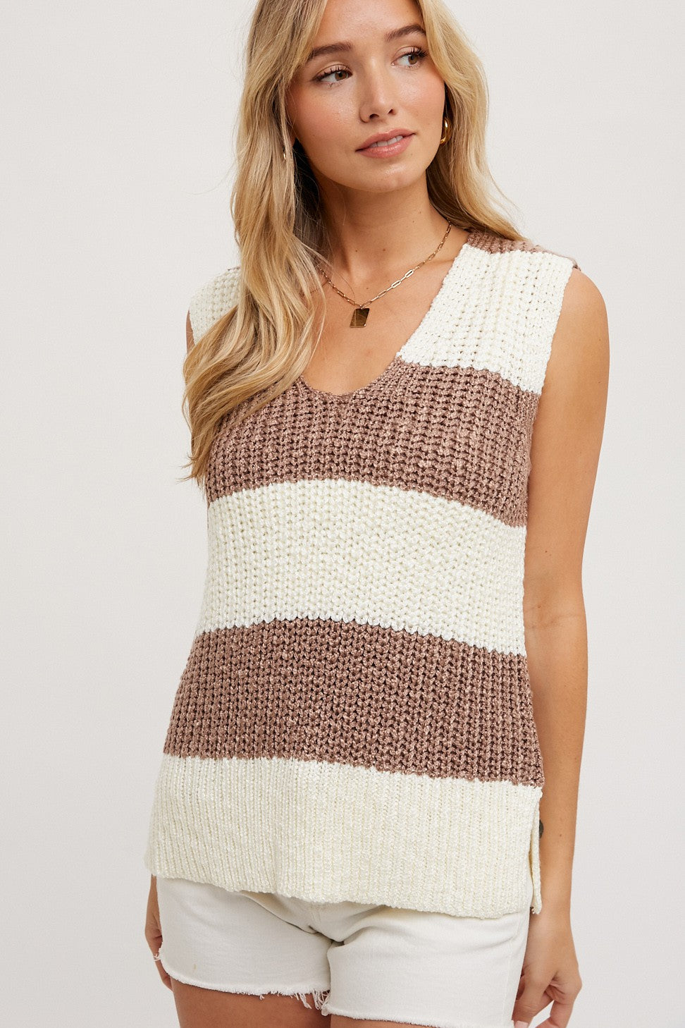 Martha Chunky Sweater Knit Tank
