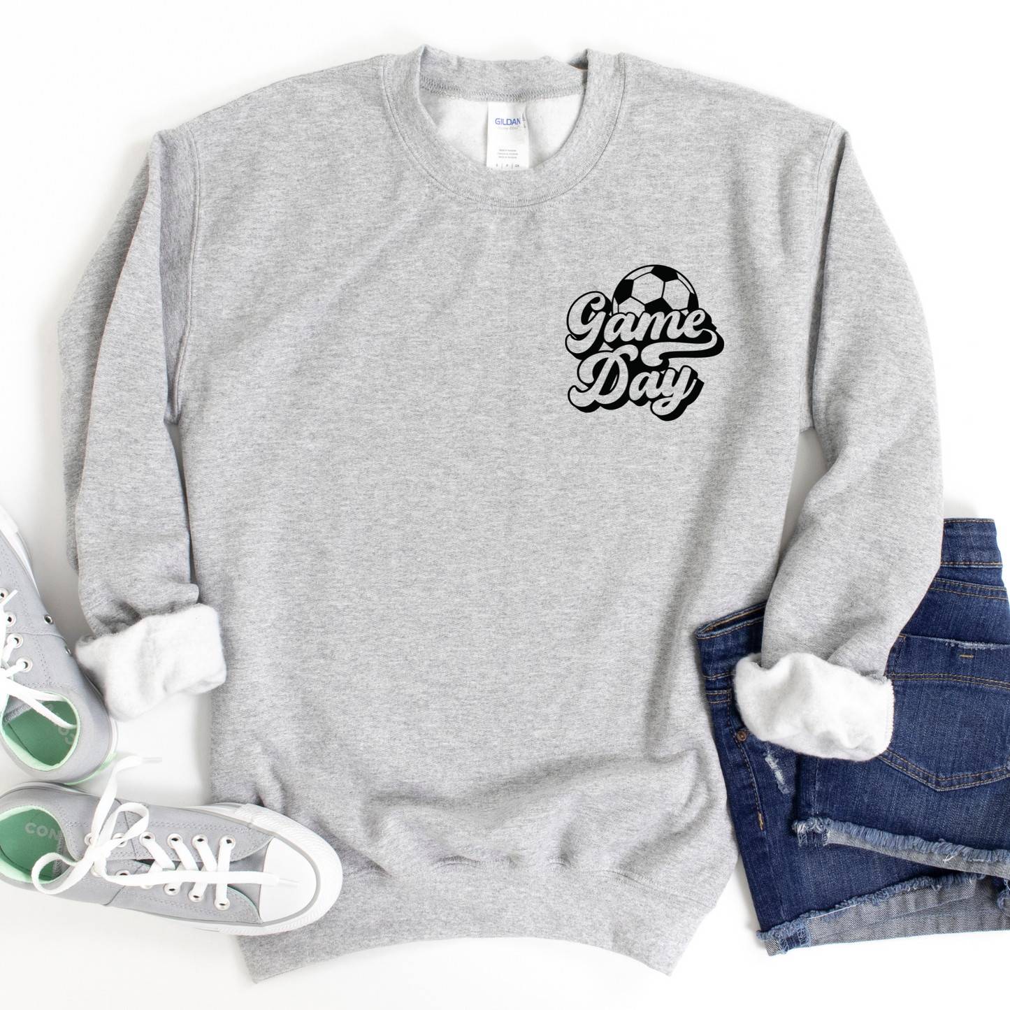 Soccer Pocket Gameday Sweatshirt - Gray