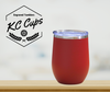 Kansas City Football Wine Tumbler, Laser Engraved 12 oz Wine Tumbler, Kansas City Football Champions, KC Champs, KC Wine Tumbler