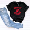Kansas City Champs Unisex T-Shirt - Black or Grey Options