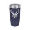 Deer Monogram Personalized Tumbler