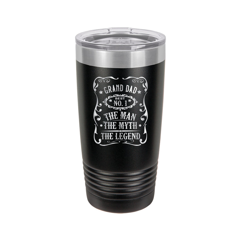 Grand Dad The Man The Myth Tumbler