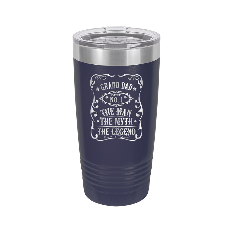Grand Dad The Man The Myth Tumbler