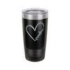Cursive Grandma Heart Tumbler