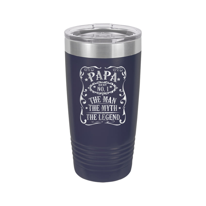 Papa The Man The Myth Tumbler
