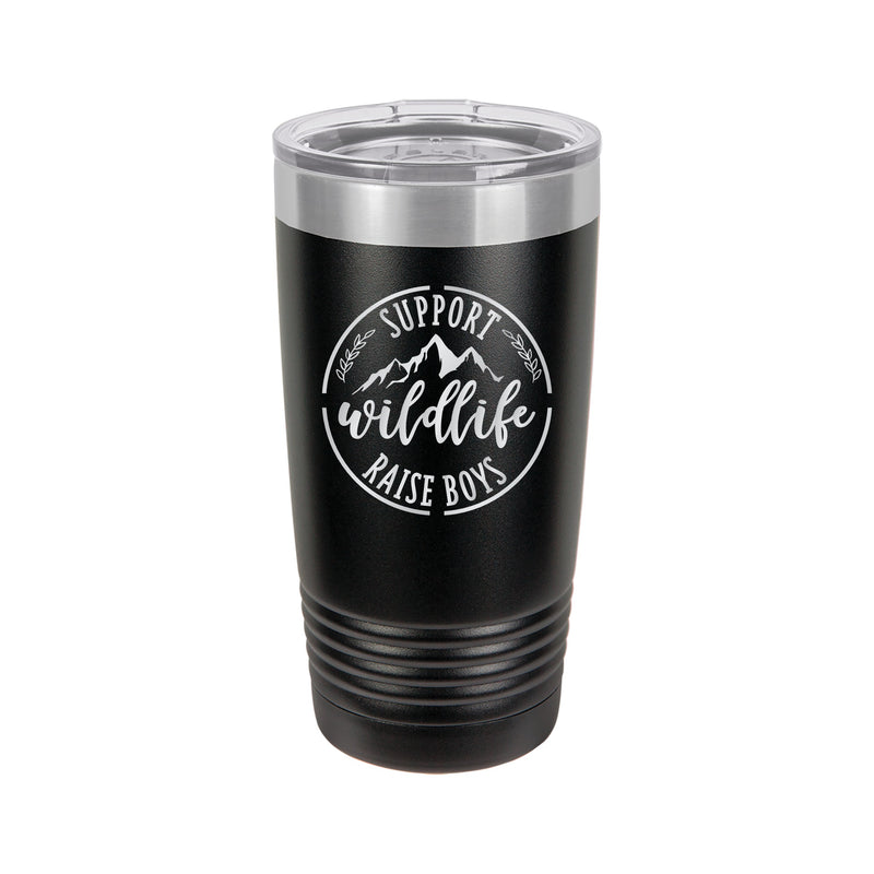 Support Wildlife, Raise Boys Tumbler