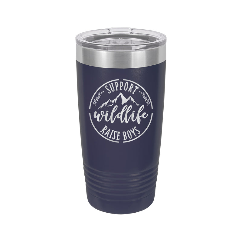 Support Wildlife, Raise Boys Tumbler