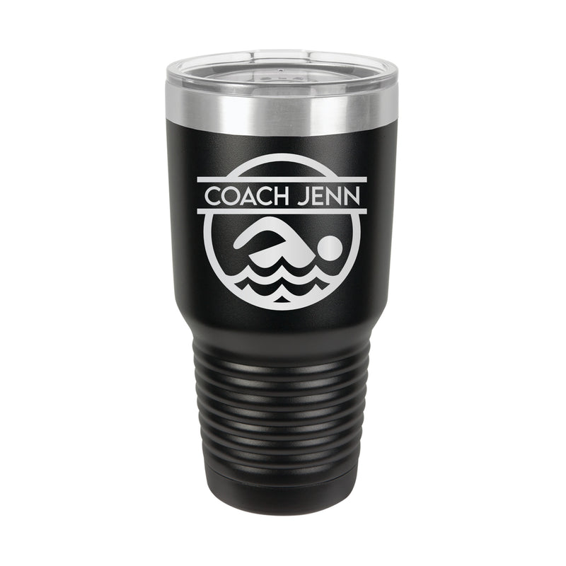 Swim Coach or Player Tumbler