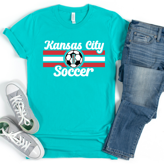Kansas City Women's Soccer Unisex T-Shirt - Teal or Navy