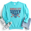 Kansas City Women's Soccer Star Unisex Sweatshirt - Teal