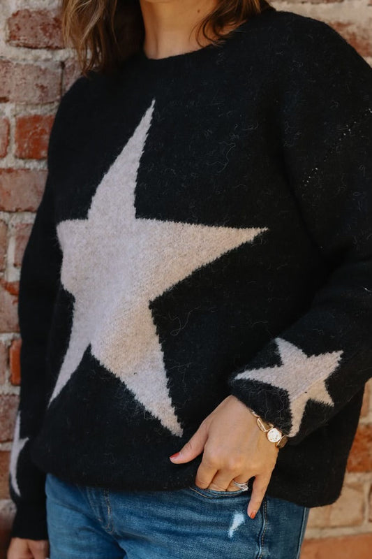 Star Knit Sweater