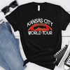 Kansas City World Tour Unisex T-Shirt - Black, Grey or Red Options