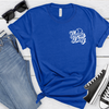 Pocket Baseball/Softball Game Day Unisex T-Shirt - Black, Royal, Baby Blue, Navy or Gray