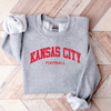 Kansas City Football Unisex Sweatshirt - Black, Red or Grey