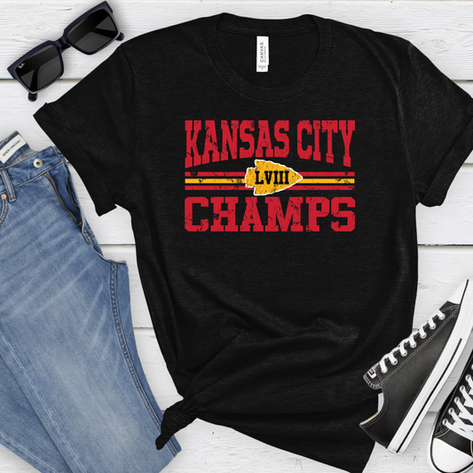 Kansas City Champs '23 T-Shirt - Black