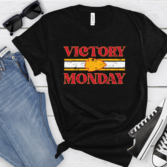 Victory Monday Arrowhead Unisex T-Shirt - Black or Grey Options