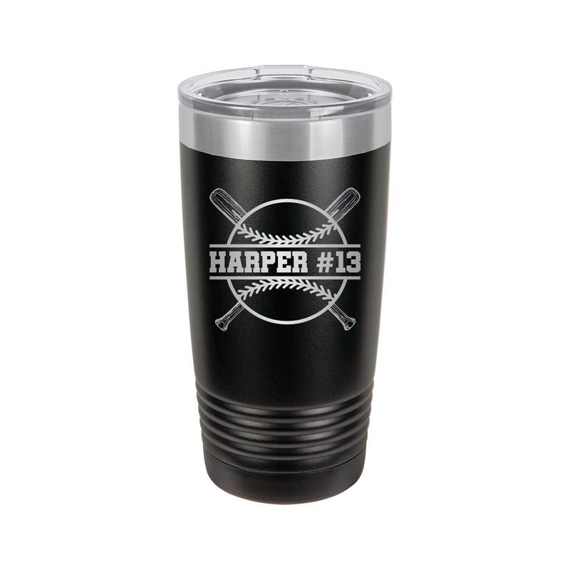 Baseball Coach or Player Personalized Tumbler