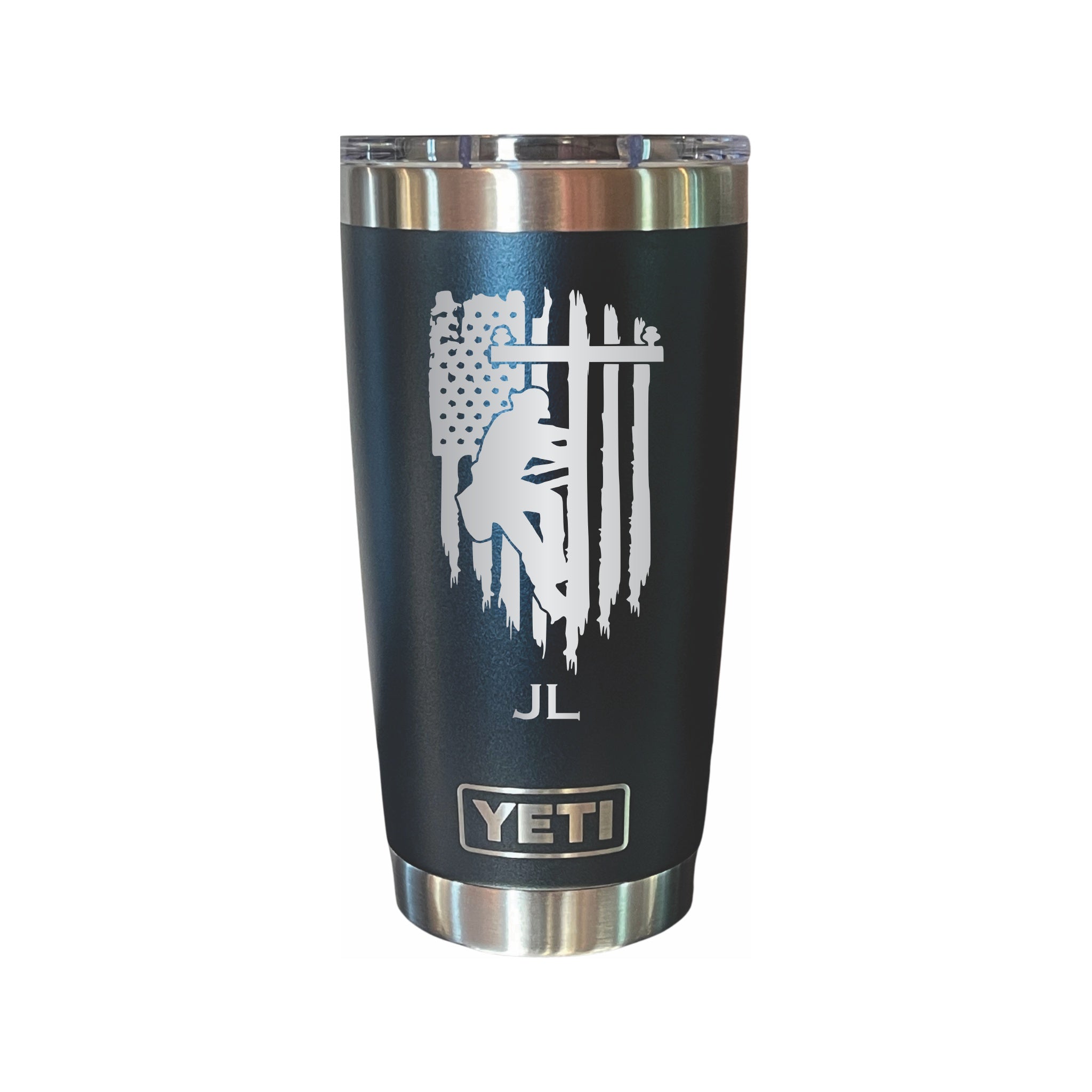 Lineman Flag Yeti Tumbler – KC Cups