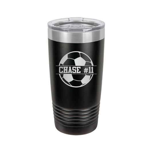 Soccer Coach or Player Personalized Tumbler