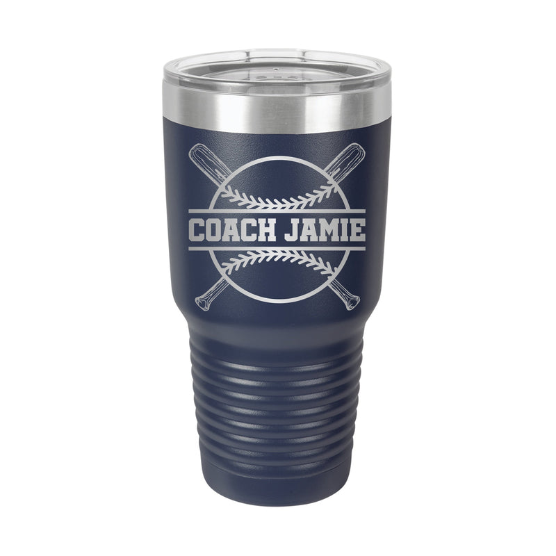 Bulk Listing of Baseball Coach or Player Personalized Tumbler