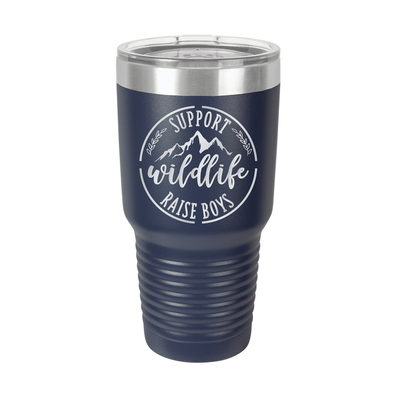 Support Wildlife, Raise Boys Tumbler